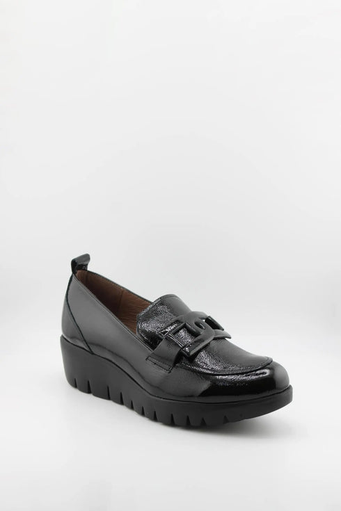 Wonders Suede Loafer with Chunky Sole