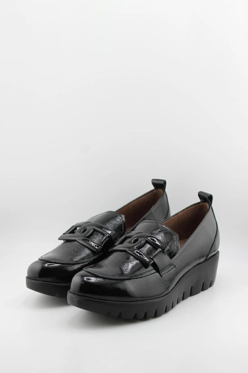 Wonders Suede Loafer with Chunky Sole