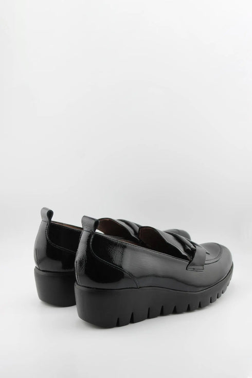 Wonders Suede Loafer with Chunky Sole