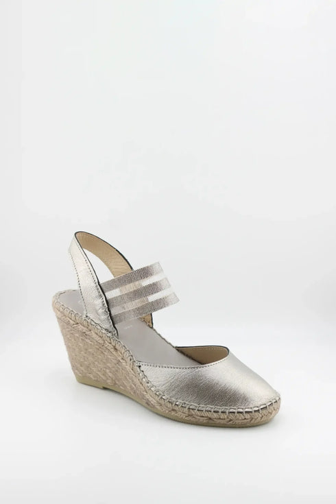 Juncal Aguirre Separated Strap Wedge Espadrille