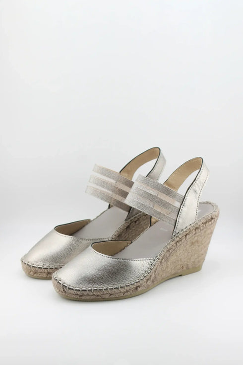 Juncal Aguirre Separated Strap Wedge Espadrille