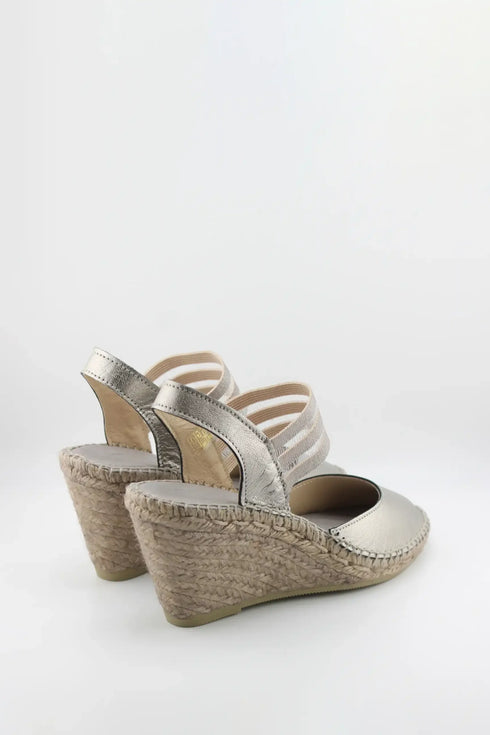 Juncal Aguirre Separated Strap Wedge Espadrille
