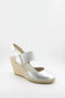 Juncal Aguirre Wedge Espadrille with Strap
