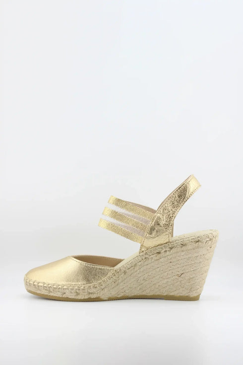 Juncal Aguirre Separated Strap Wedge Espadrille