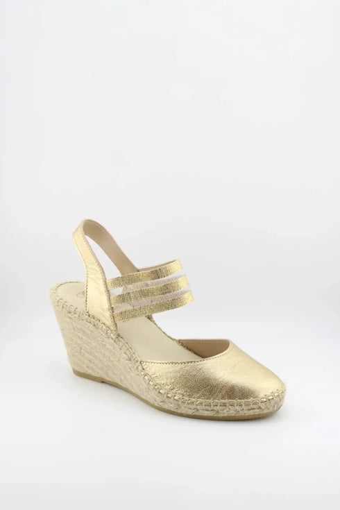 Juncal Aguirre Separated Strap Wedge Espadrille