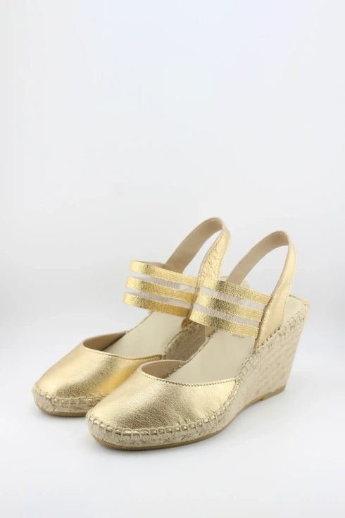 Juncal Aguirre Separated Strap Wedge Espadrille