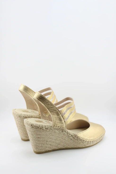 Juncal Aguirre Separated Strap Wedge Espadrille