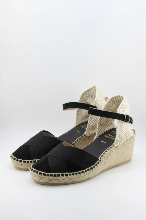 Juncal Aguirre Ankle Strap Espadrille Wedge