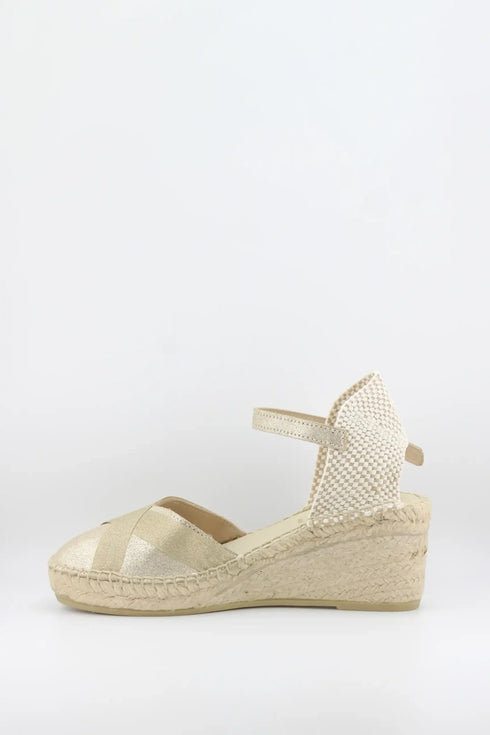 Juncal Aguirre Ankle Strap Espadrille Wedge