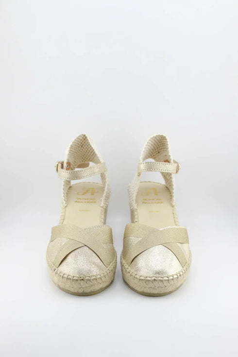 Juncal Aguirre Ankle Strap Espadrille Wedge