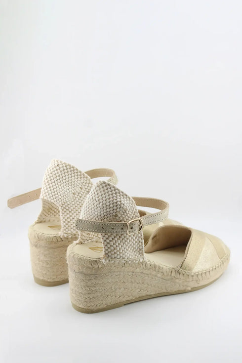 Juncal Aguirre Ankle Strap Espadrille Wedge