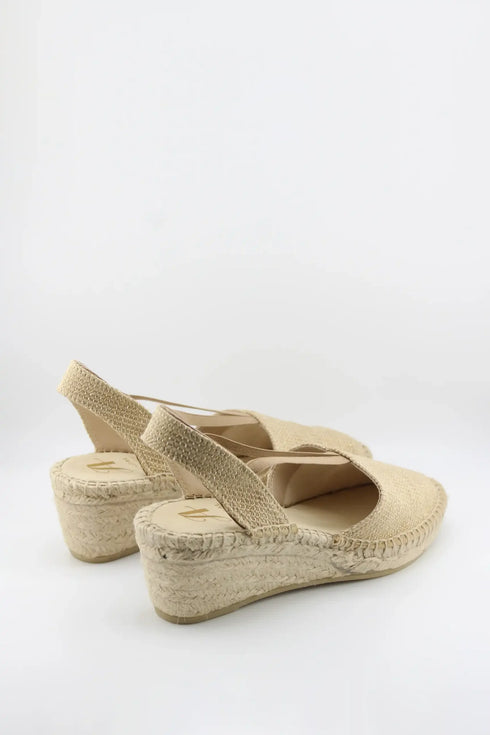 Juncal Aguirre Slingback Espadrille Wedge