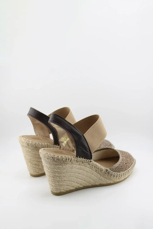 Juncal Aguirre Glitter Espadrille Wedge