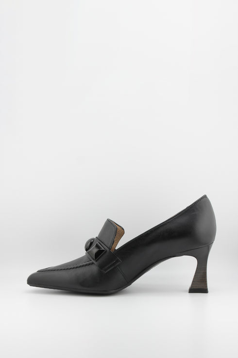Hispanitas Pointed-Toe Loafer with Block Heel