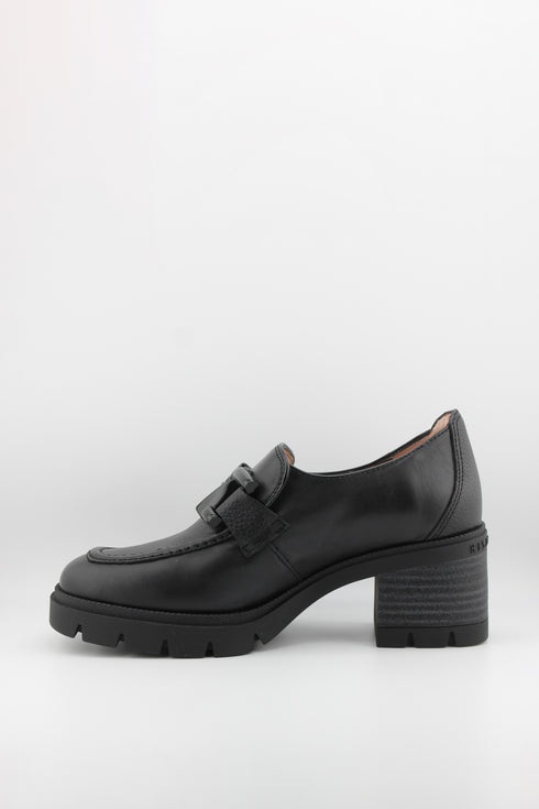 Hispanitas Chunky Heeled Loafers with Buckle