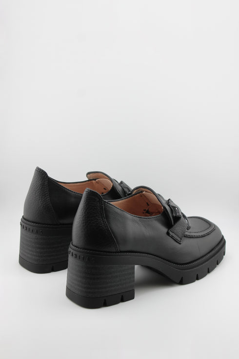 Hispanitas Chunky Heeled Loafers with Buckle