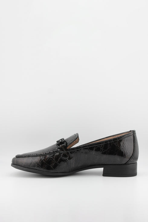Hispanitas Crocodile-Embossed Leather Loafers