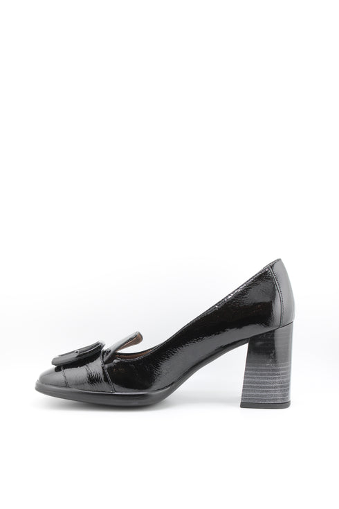 Hispanitas Patent Leather Block Heel Loafers