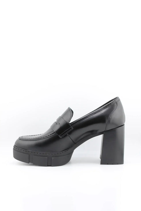 Unisa Chunky Heeled Loafer with Platform