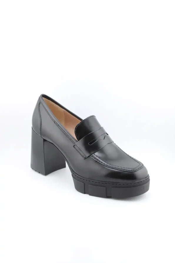 Unisa Chunky Heeled Loafer with Platform