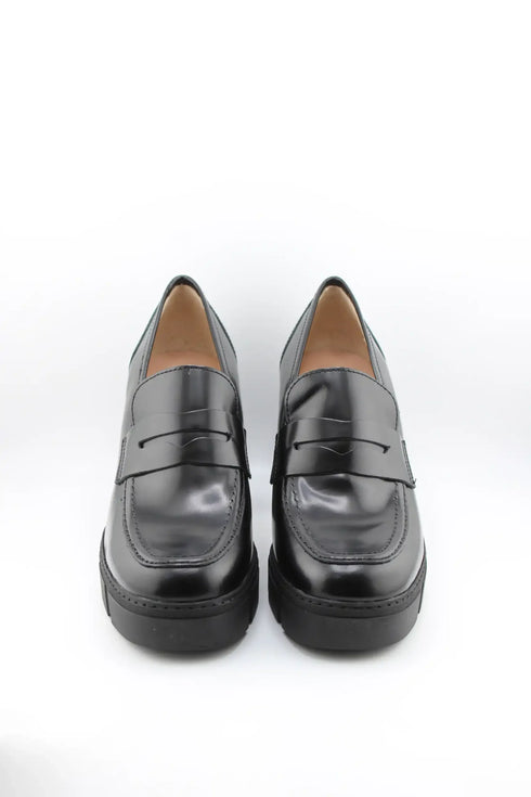 Unisa Chunky Heeled Loafer with Platform