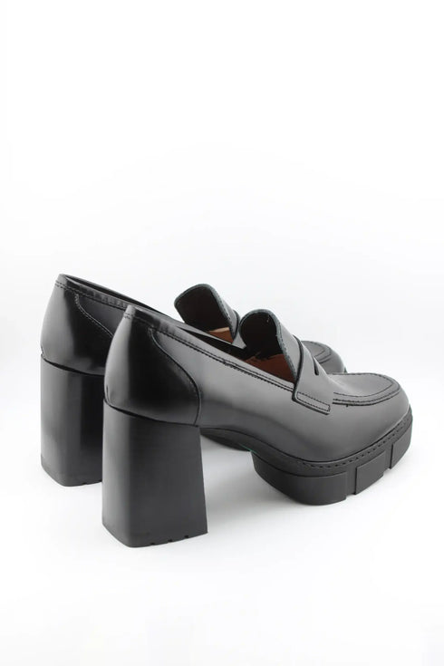 Unisa Chunky Heeled Loafer with Platform