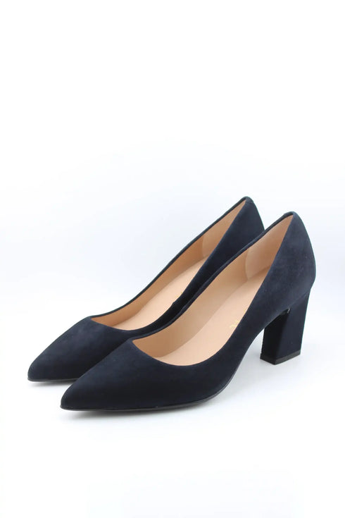 Unisa Elegant Suede Block Heel Pumps