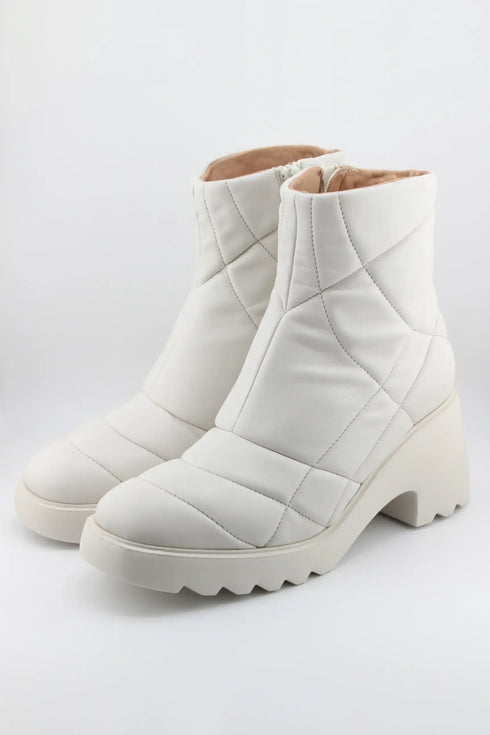 Unisa Quilted Platform Ankle Boots