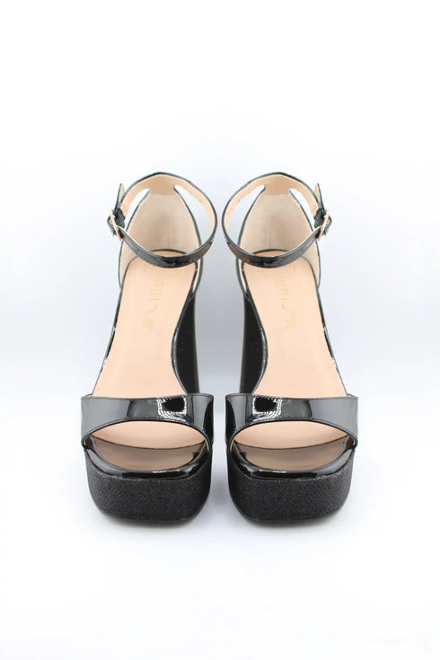 Unisa Block Heel Ankle Strap Sandal