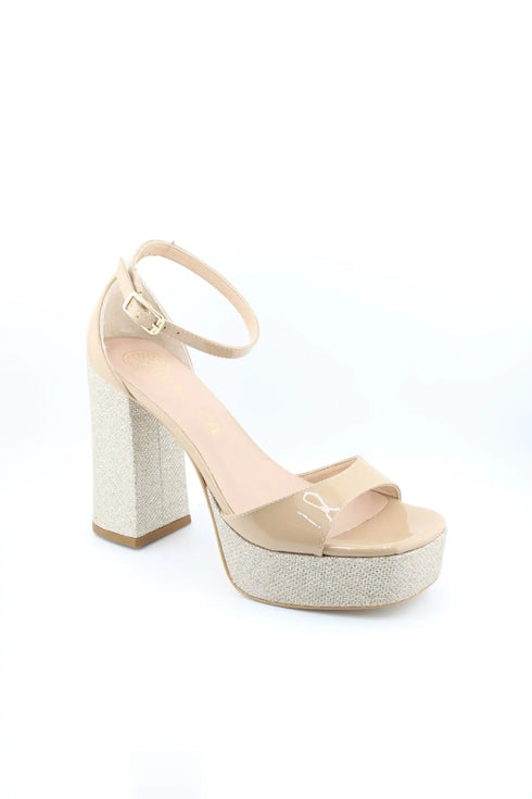 Unisa Block Heel Ankle Strap Sandal