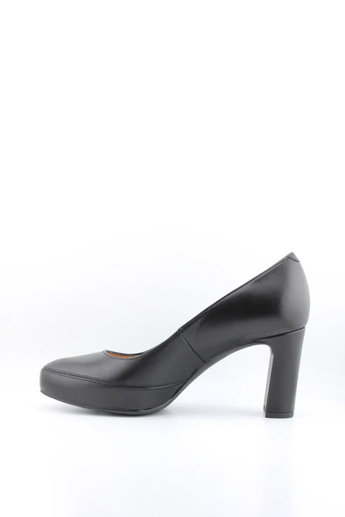Unisa Block Heel Leather Pumps
