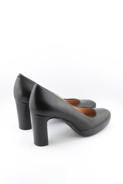 Unisa Block Heel Leather Pumps