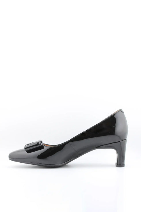 Unisa Patent Leather Block Heel Pumps