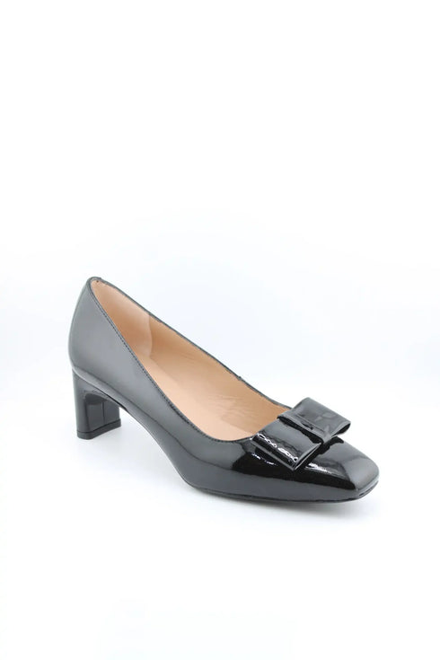 Unisa Patent Leather Block Heel Pumps