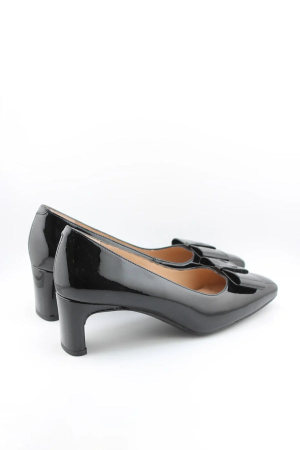 Unisa Patent Leather Block Heel Pumps