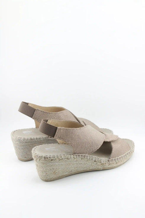 Juncal Aguirre Crisscross Wedge Sandal