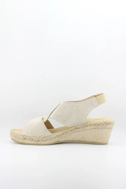 Juncal Aguirre Crisscross Wedge Sandal