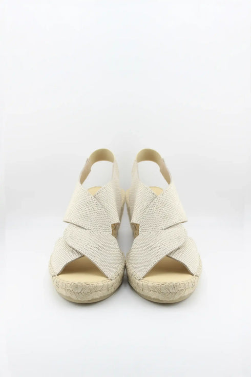 Juncal Aguirre Crisscross Wedge Sandal