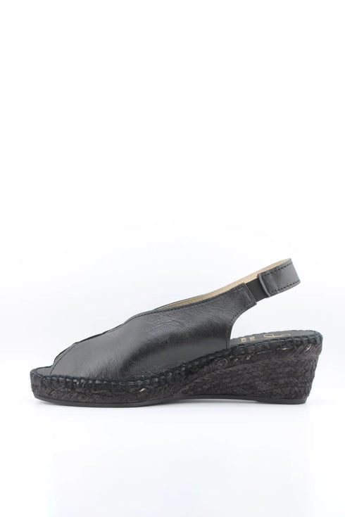 Juncal Aguirre Peep Toe Espadrille Wedge Sandals