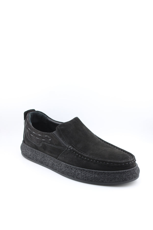 DFC Relax Men Suede Slip-On Moccasin with Textured Sole