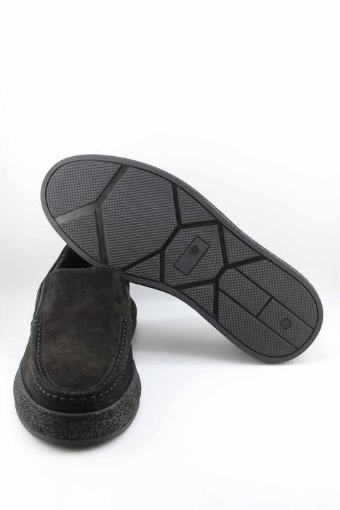 DFC Relax Men Suede Slip-On Moccasin with Textured Sole