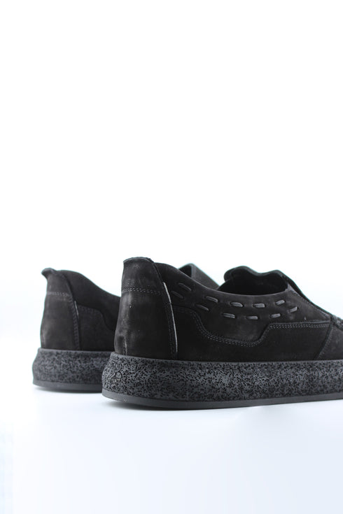 DFC Relax Men Suede Slip-On Moccasin with Textured Sole