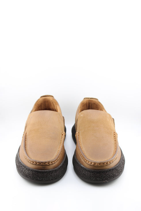 DFC Relax Men Suede Slip-On Moccasin with Textured Sole