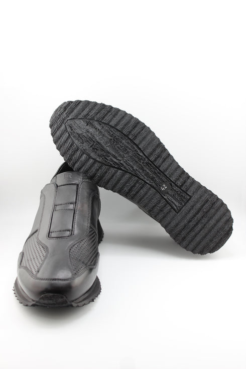 DFC Relax Men Perforated Slip-On Leather Sneaker