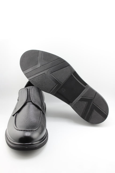 DFC Relax Men Smooth Leather Slip-On with Elastic Gussets