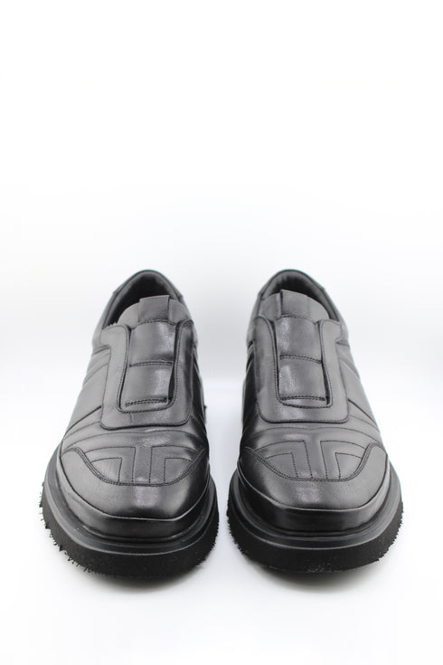 DFC Relax Men Leather Slip-On Loafer with Padded Detailing