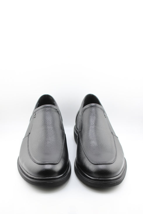 DFC Relax Men Pebble Grain Leather Slip-On Loafers