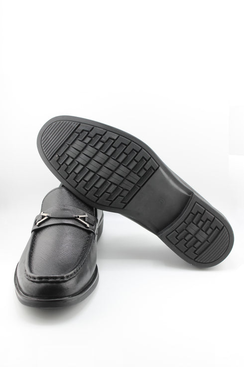 DFC Relax Men Textured Loafer with Metal Detailing