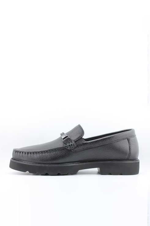 DFC Relax Men Pebbled Leather Slip-On Loafers