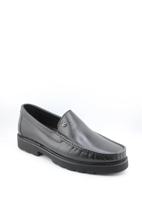 DFC Relax Men Classic Leather Loafer with Moccasin Stitching